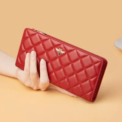 Radiant Red Flap Purse